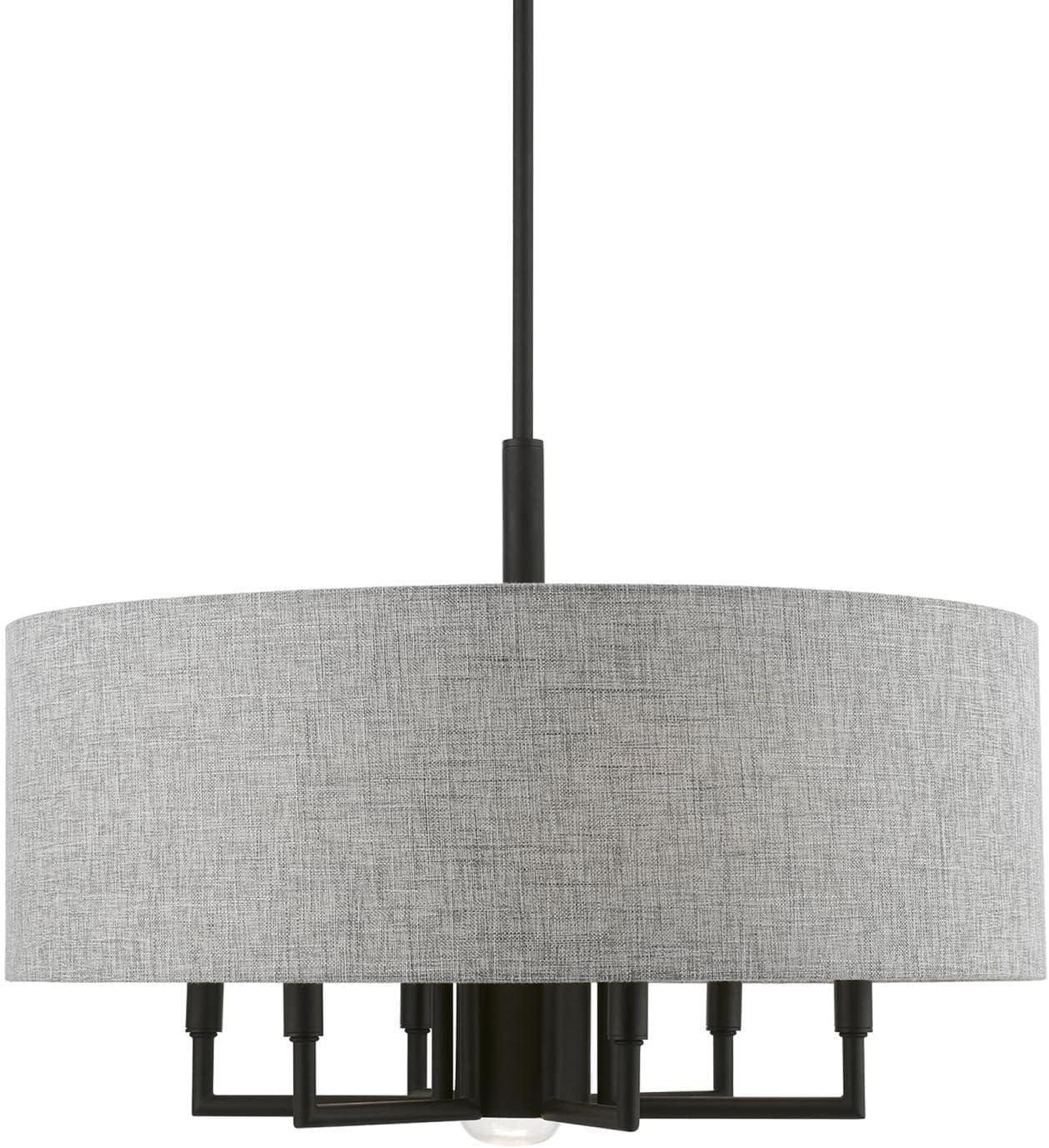 Livex Lighting Dakota 7 - Light Pendant in  Black