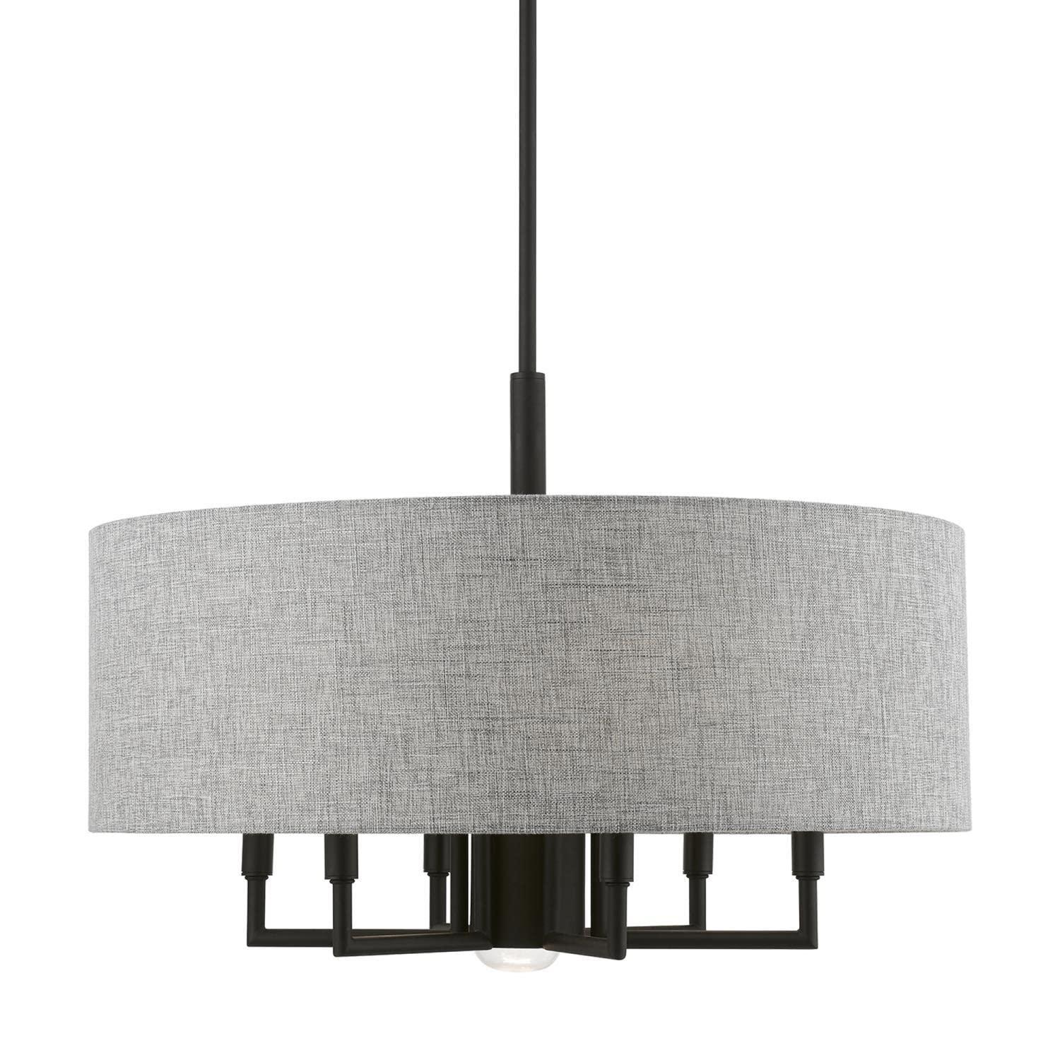 Livex Lighting Dakota 7 - Light Pendant in  Black