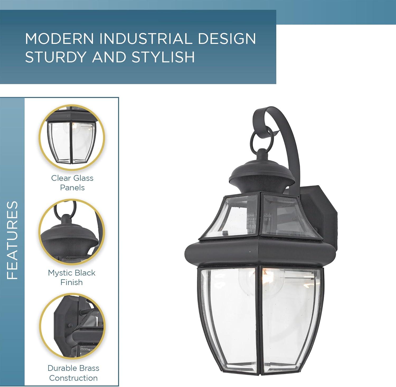Quoizel Lighting Newbury 1 - Light Sconce in  Mystic Black