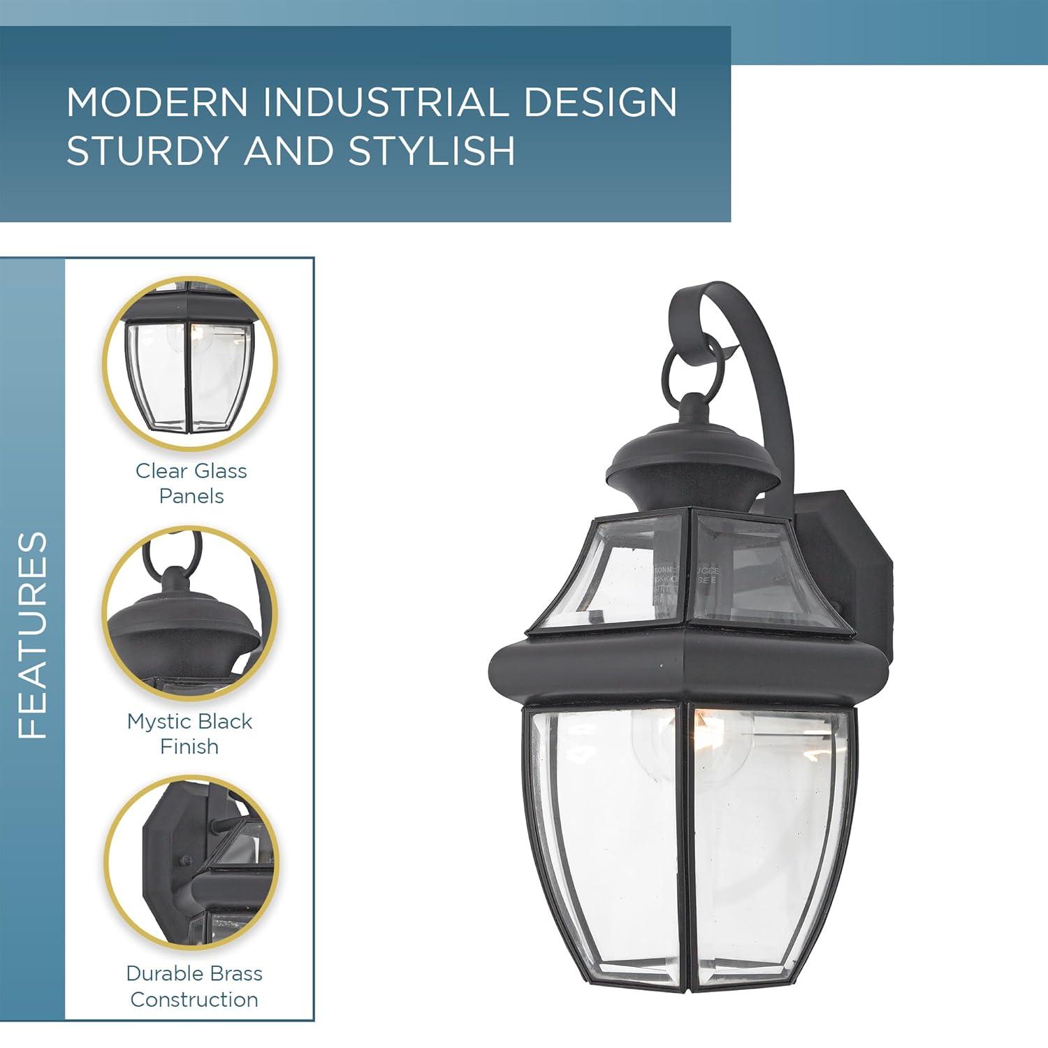 Quoizel Lighting Newbury 1 - Light Sconce in  Mystic Black