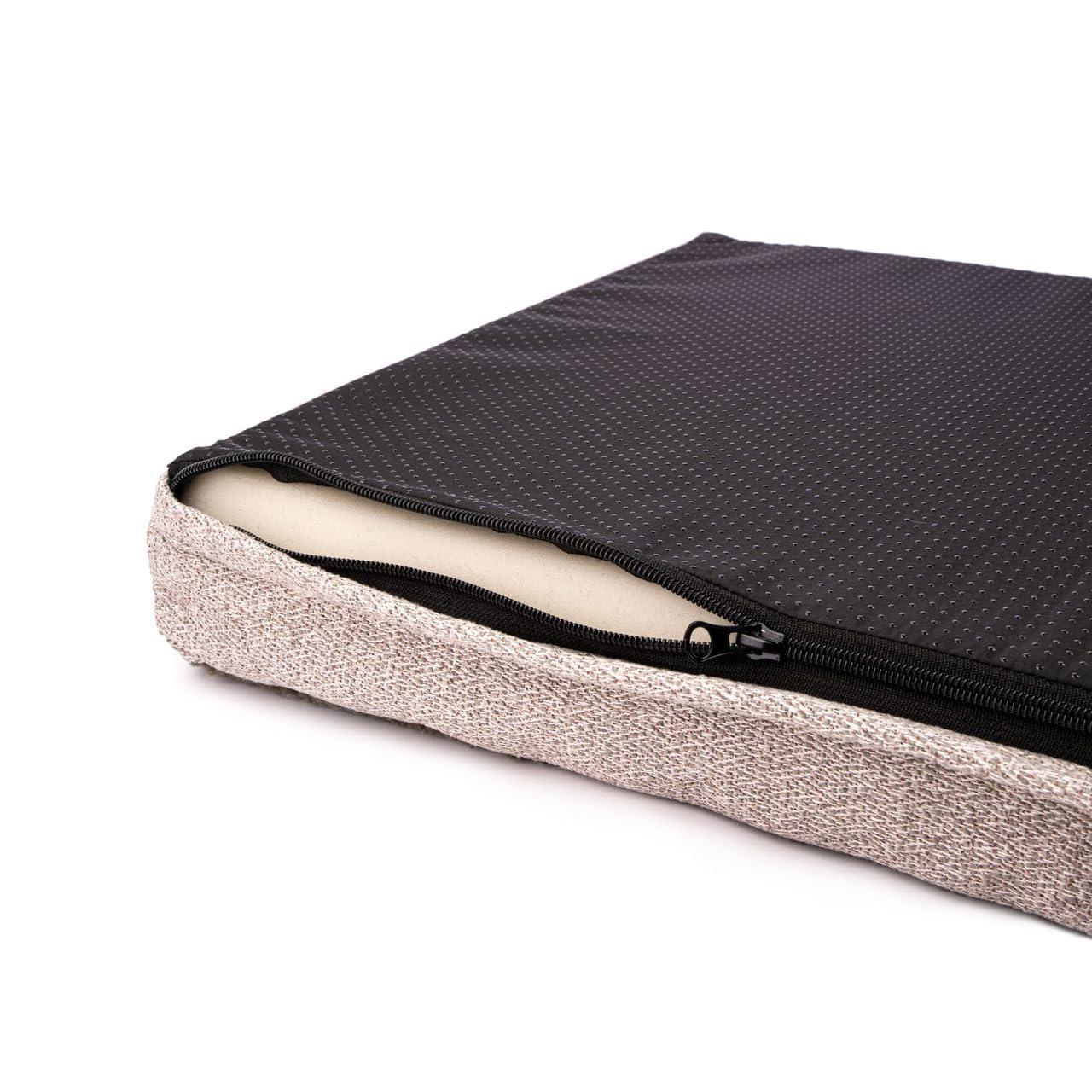 Winchester Pet Washable Dog Bed, Grey, M