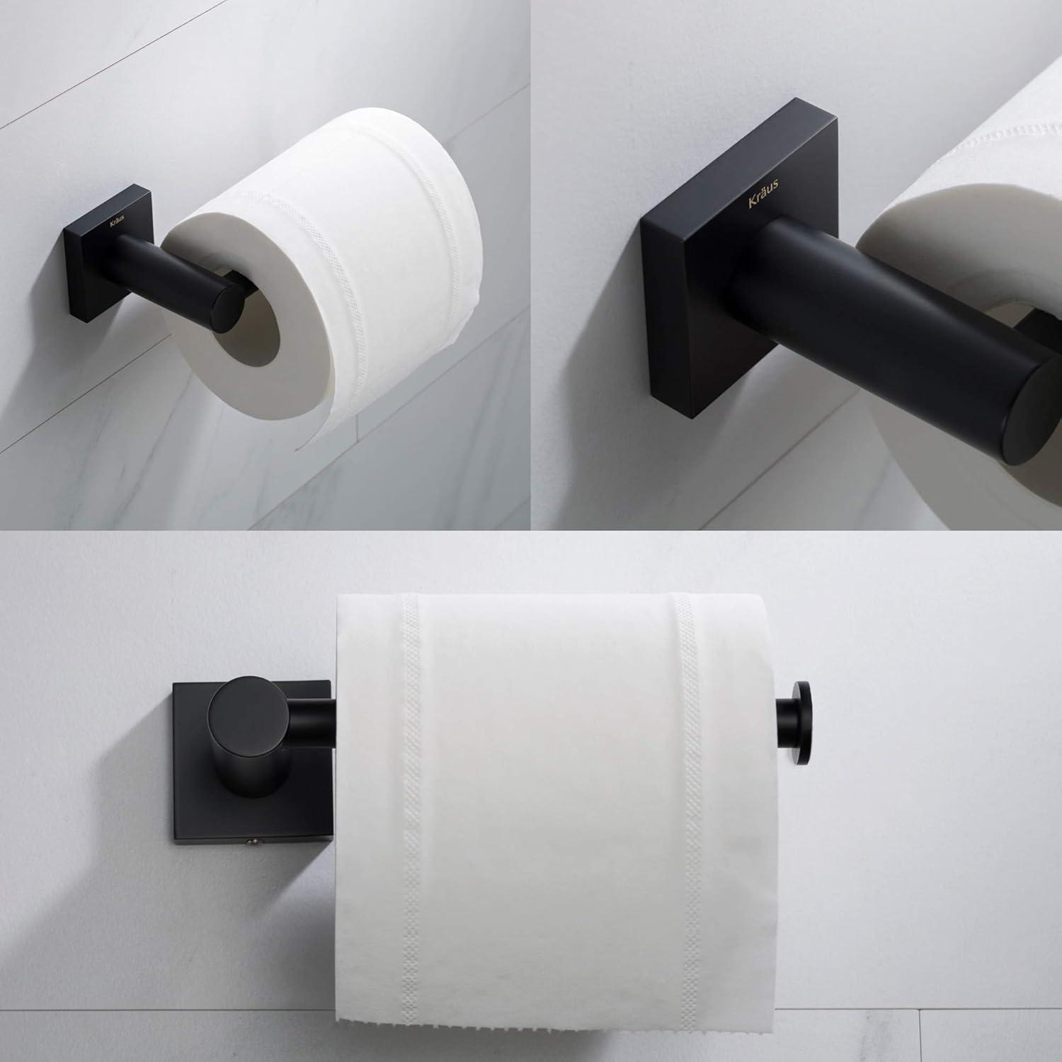 Kraus KEA-17729MB Ventus Bathroom Wall Mount Toilet Paper Holder