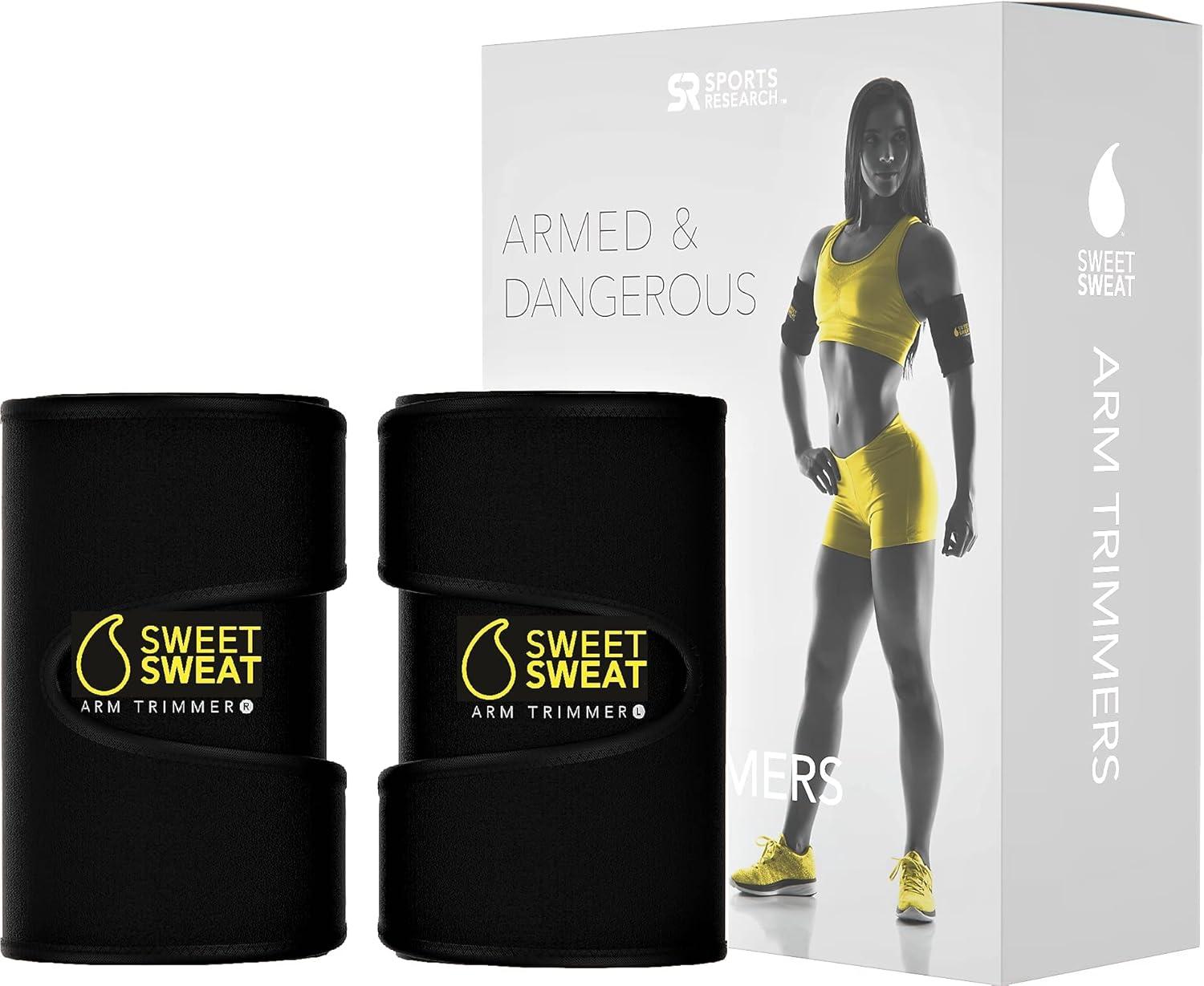 Sports Research Sweet Sweat Arm Trimmers - Medium - Yellow