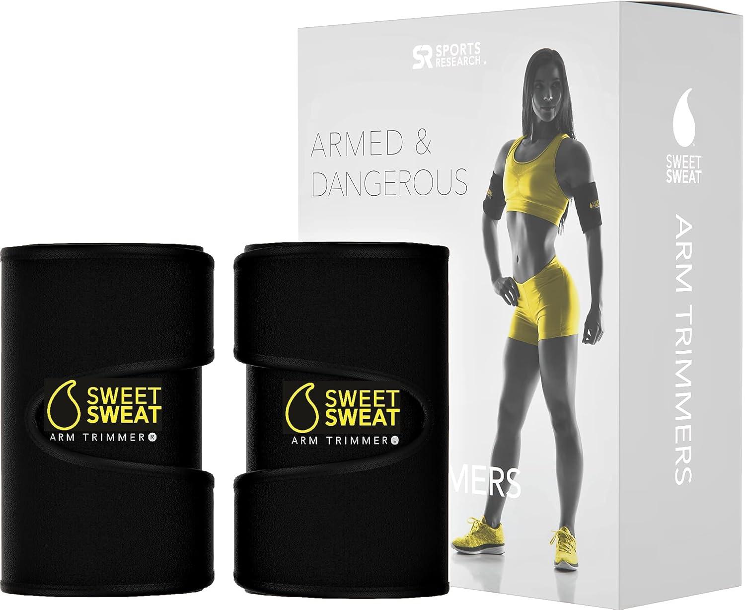 Sports Research Sweet Sweat Arm Trimmers - Medium - Yellow