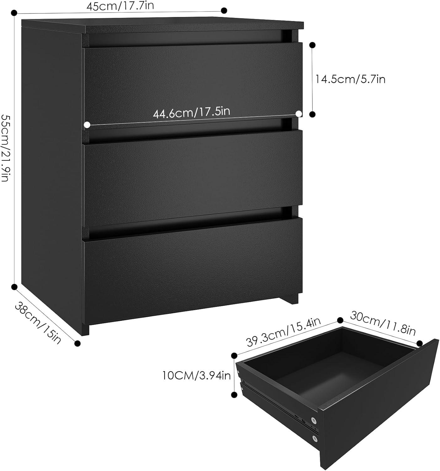 Bozidar 3 - Drawer Nightstand