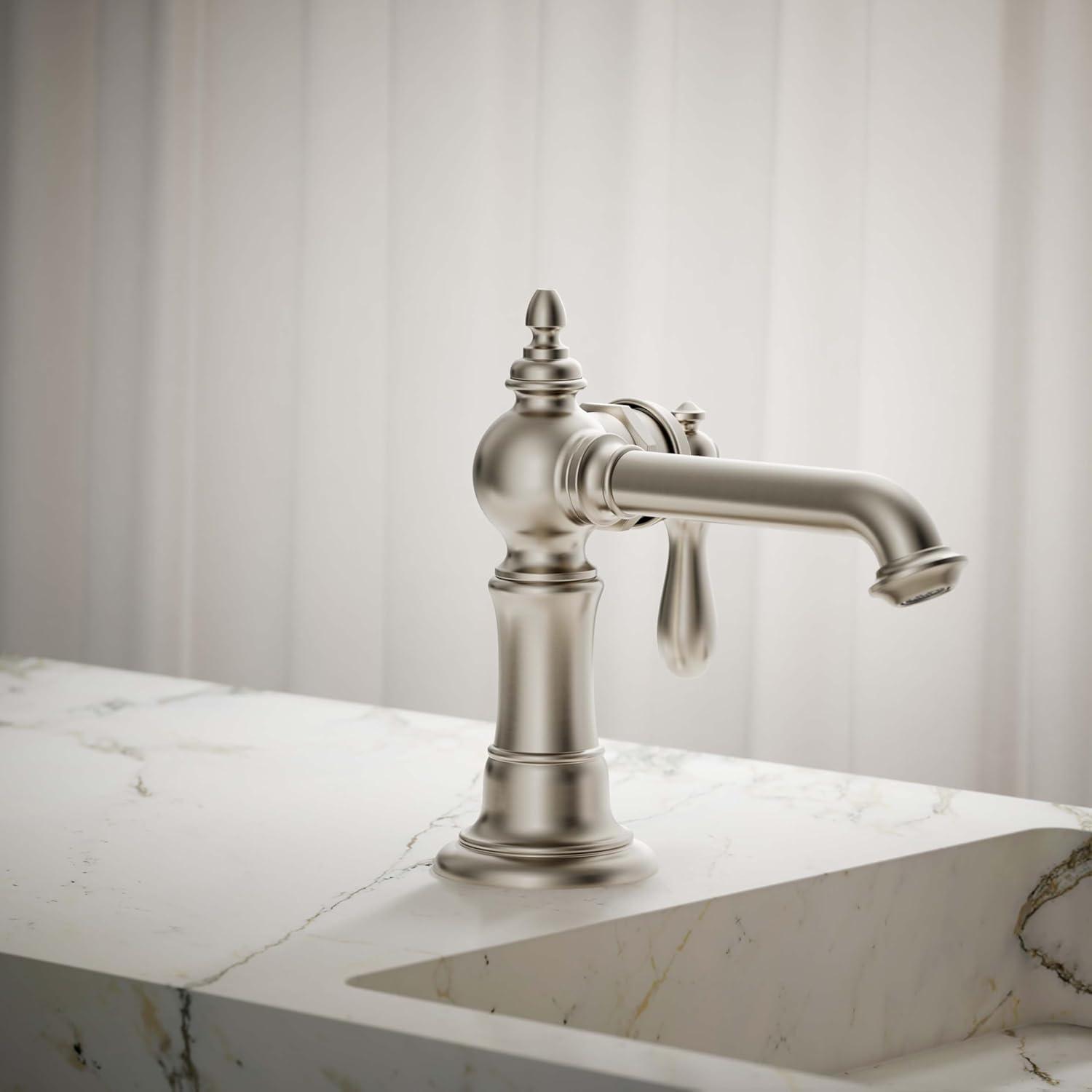 Artifacts® Single Hole Bathroom Faucet with Drain Assembly