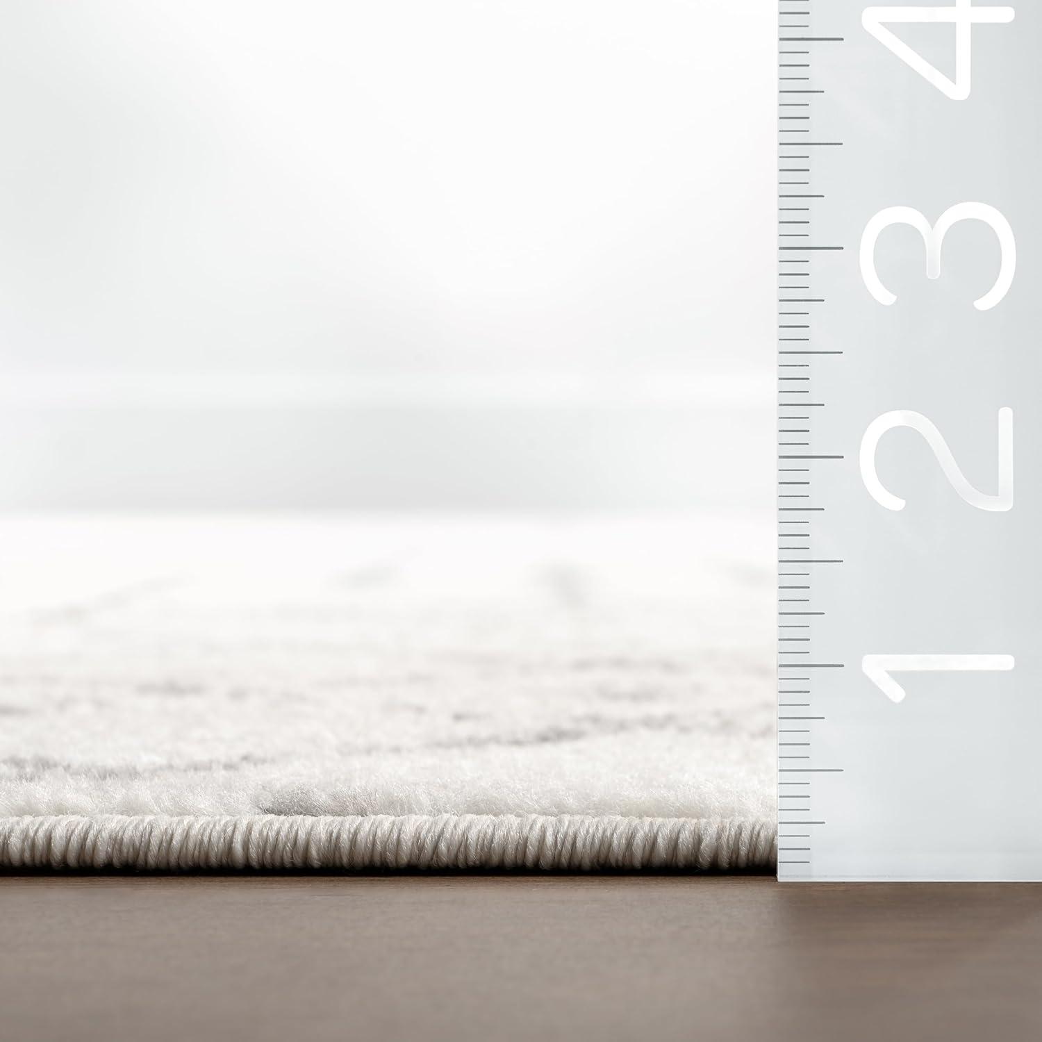 nuLOOM Moroccan Blythe Grey 3' x 5' Transitional Area Rug