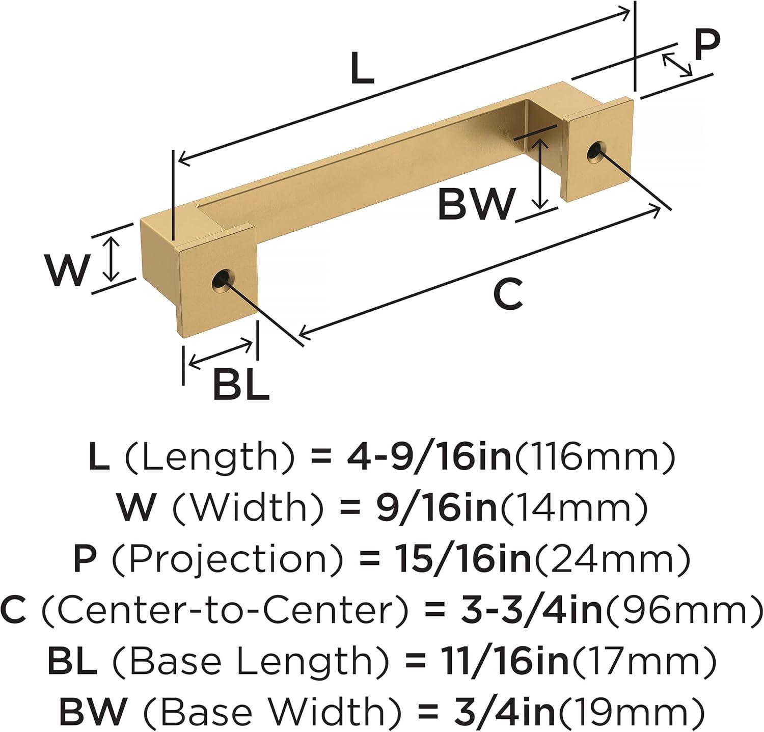 Appoint 3 3/4" Center To Center Bar Pull