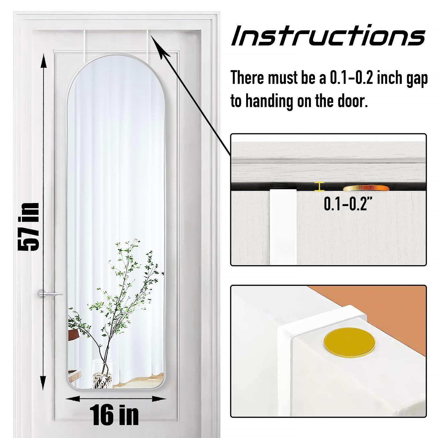 Luxhomez 36" x 24" Arch Wall Mirror for Vanity/ Bathroom, Metal Bathroom Mirror with Waterproof Aluminum Alloy Frame, Gold