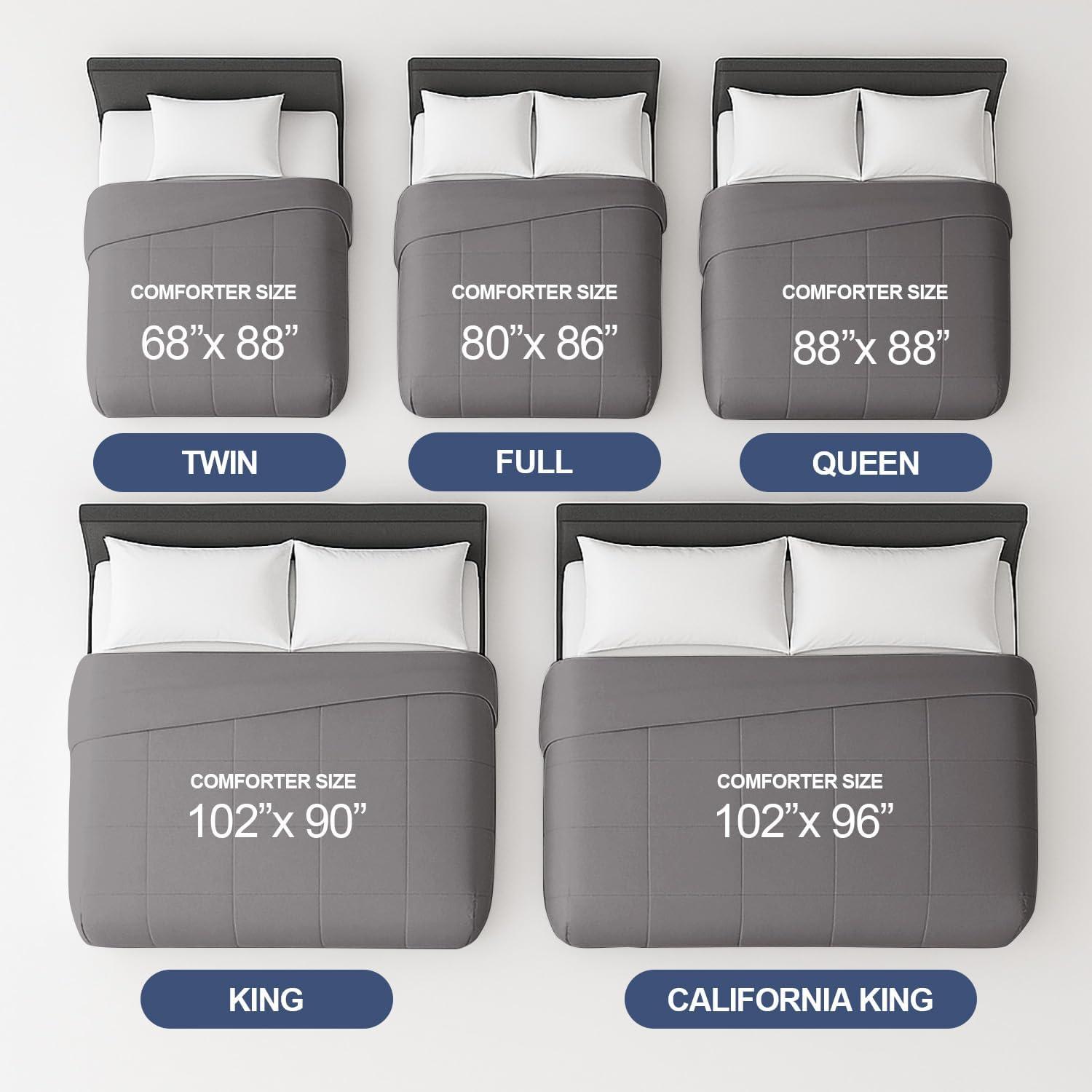 CGK Linens Premium Quality Goose Down Alternative Comforter - Warm & Lightweight