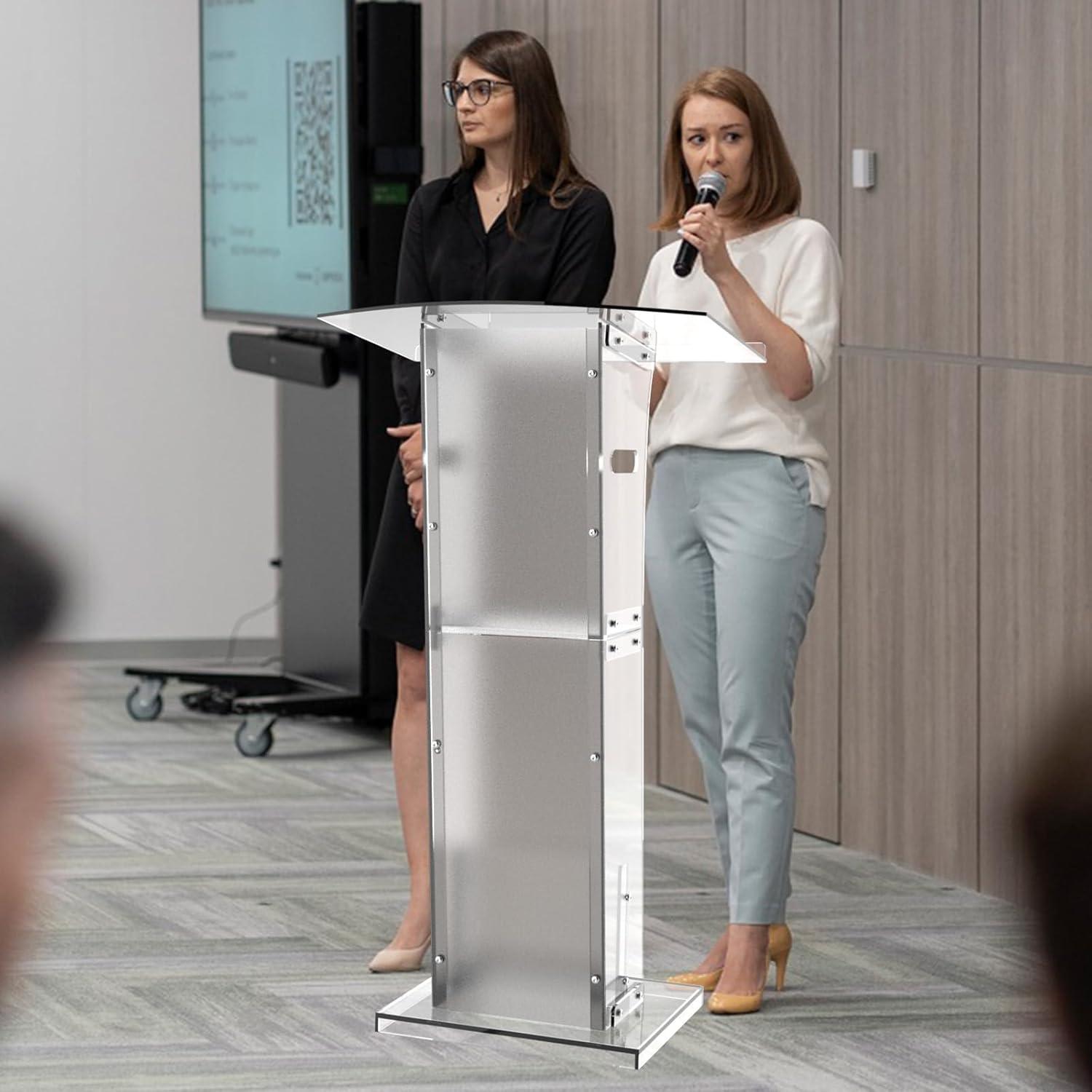 VEVOR 47.2'' Bamboo Full Podium