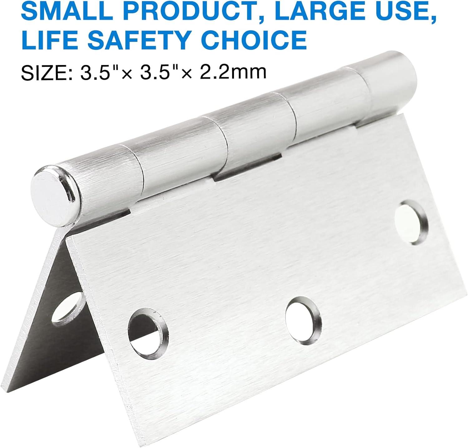 Design House 3.5" H x 3.5" W Butt Bearing Door Hinges (Set of 3)