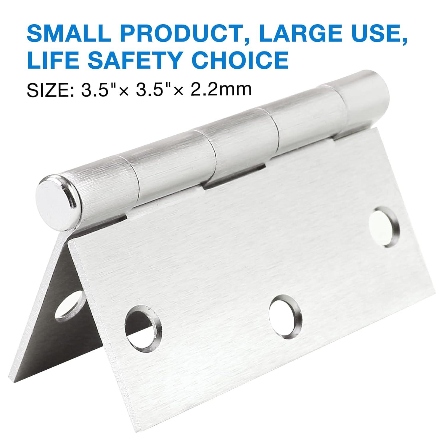 Design House 3.5" H x 3.5" W Butt Bearing Door Hinges (Set of 3)
