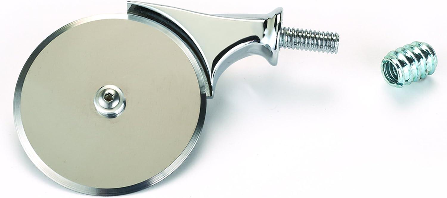 Chrome Miniature Pizza Cutter Kit with Stainless Steel Blade