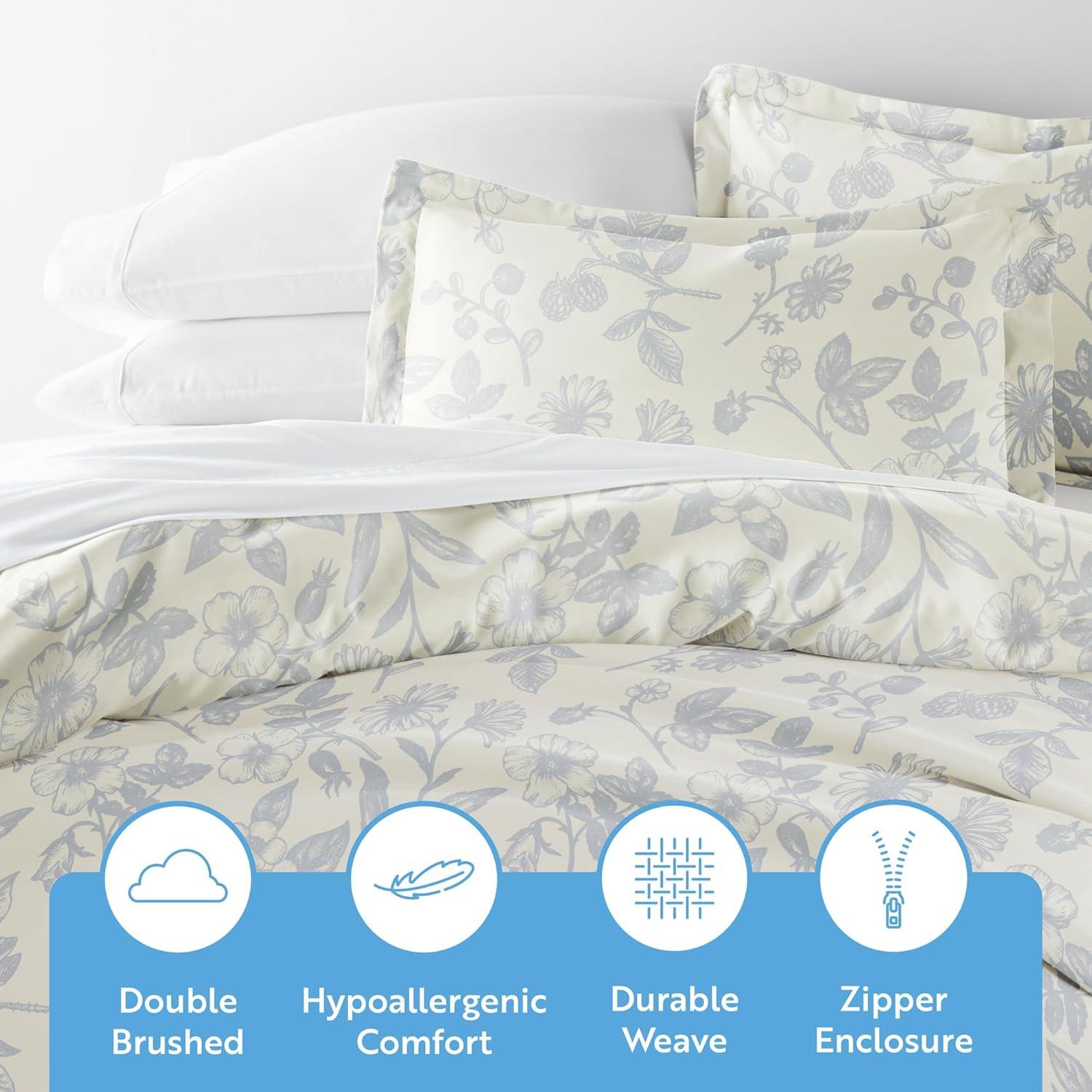 Home Garden Pattern Duvet Cover Set