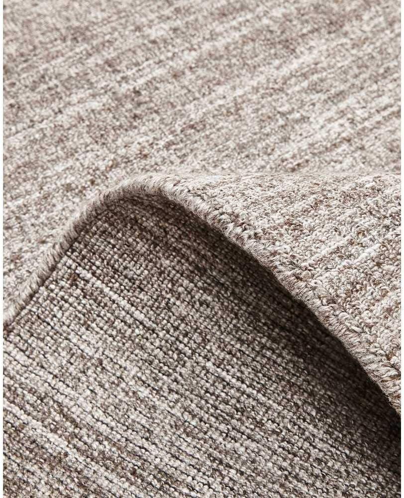 Fawn Hand-Knotted Wool and Viscose 9' x 12' Area Rug