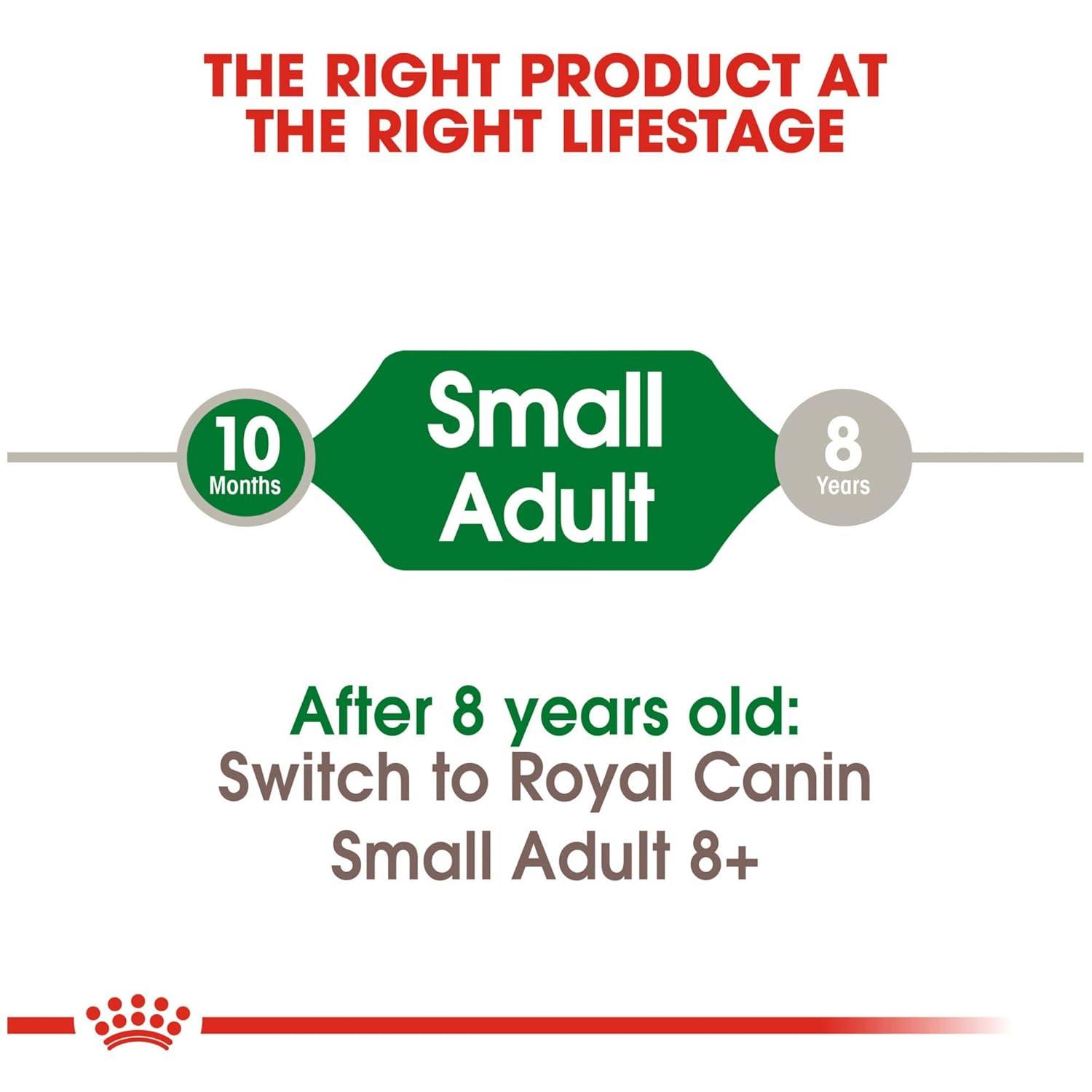 Royal Canin Small Breed Adult Dry Dog Food, 14 lb Bag