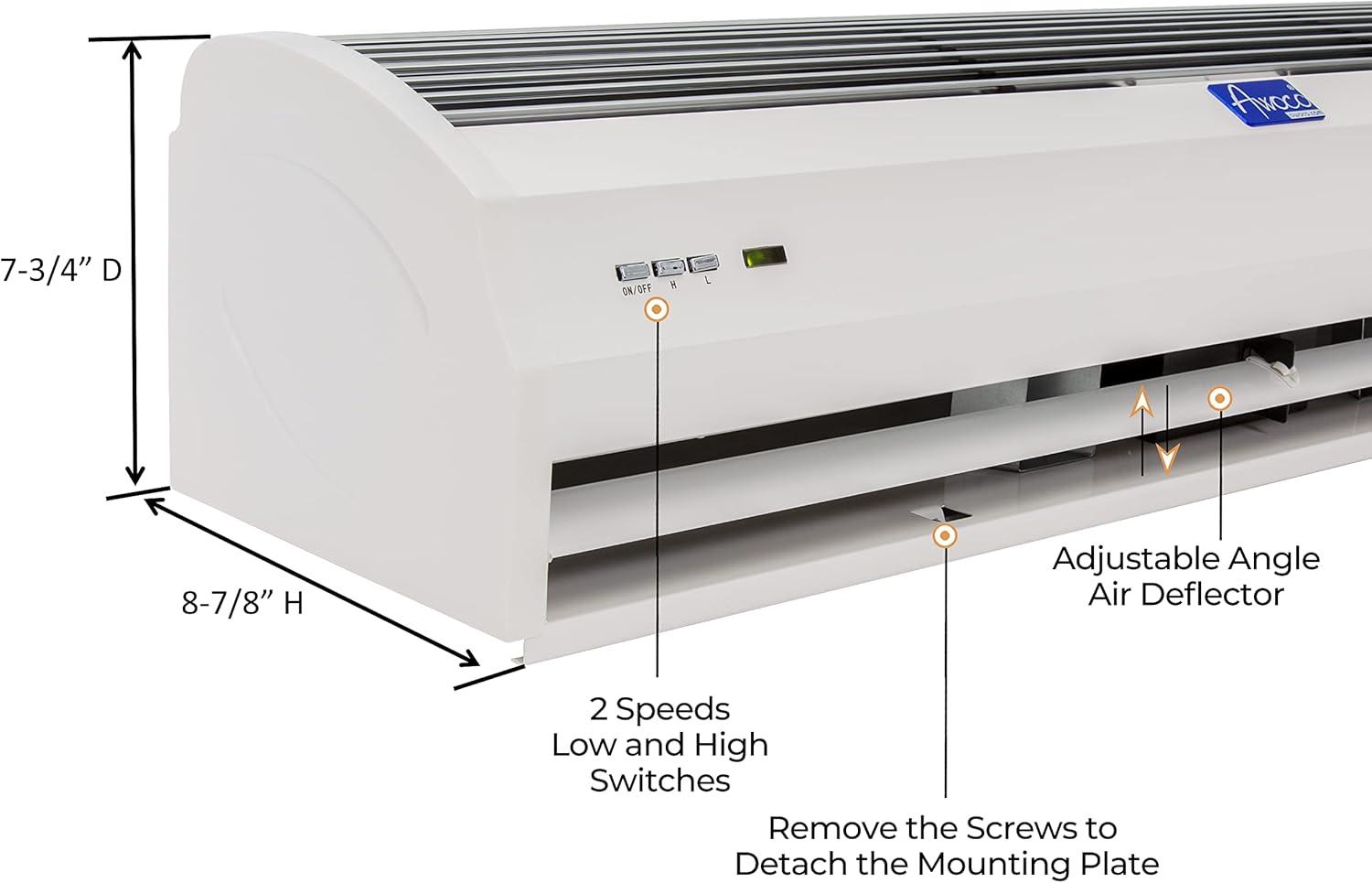 Awoco Awoco 48" Slimline Air Curtain Fan