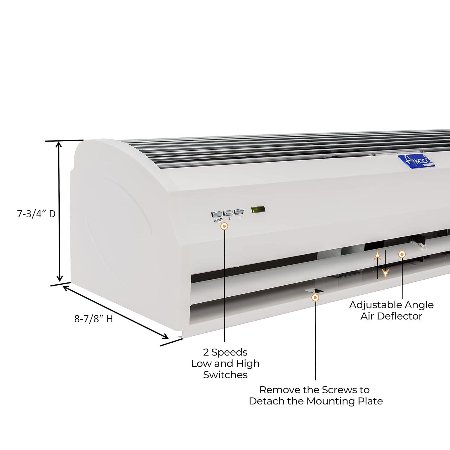 Awoco Awoco 48" Slimline Air Curtain Fan