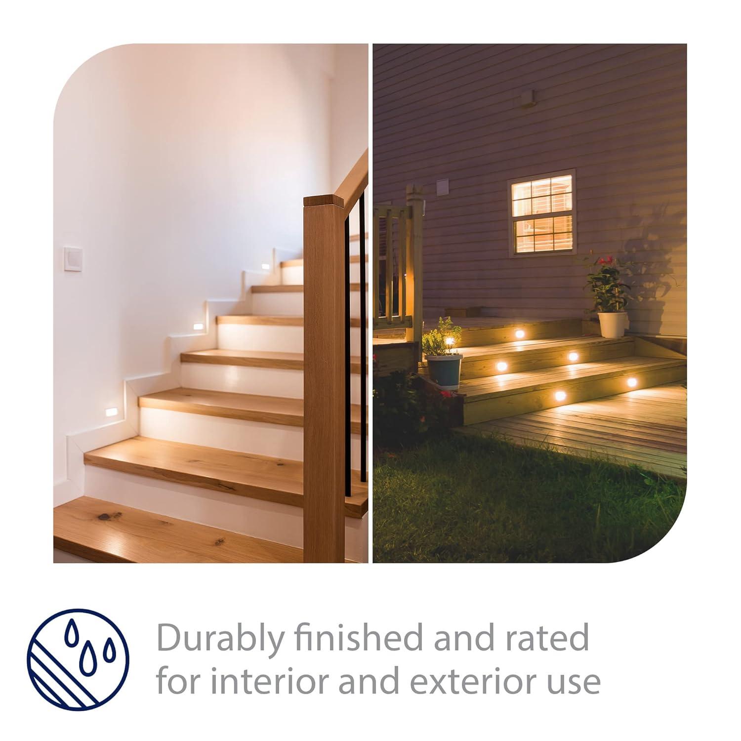 Wac Lighting Wl-Led100-Am Ledme 5" Wide Led Step And Wall Light - White