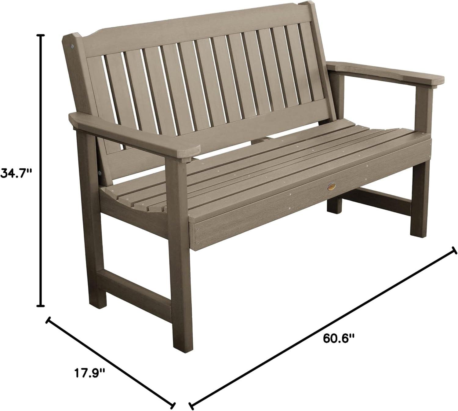 Woodland Brown 5ft Recycled Plastic Garden Bench