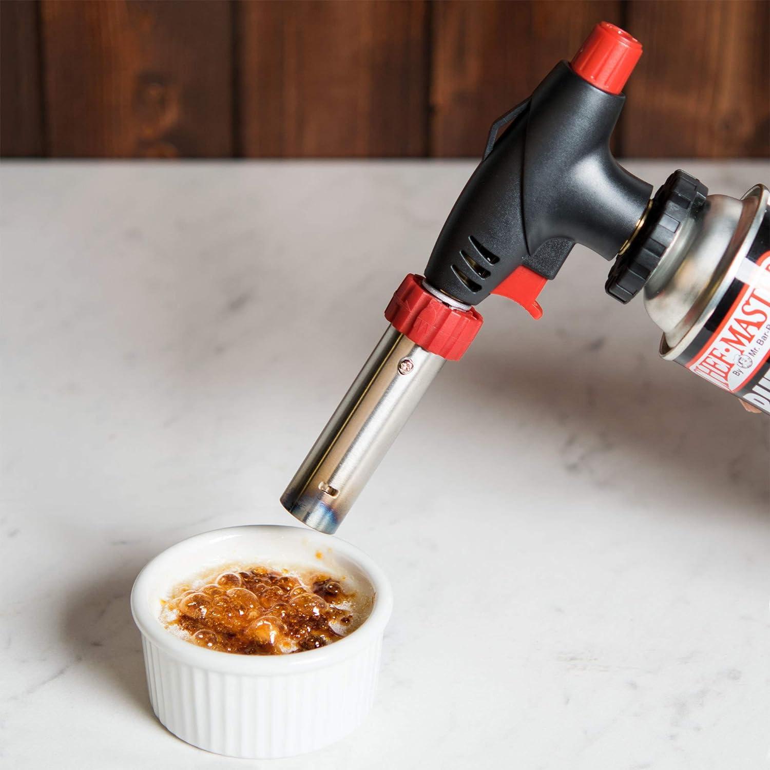 Chef-Master 8 Oz. Butane Micro Torch Black 8 CFMCBTCPRO
