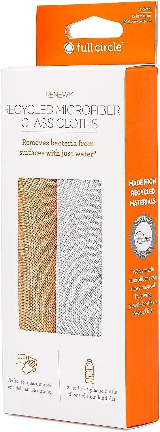 Recycled Microfiber Cleaning Cloths Set for Glass and Electronics