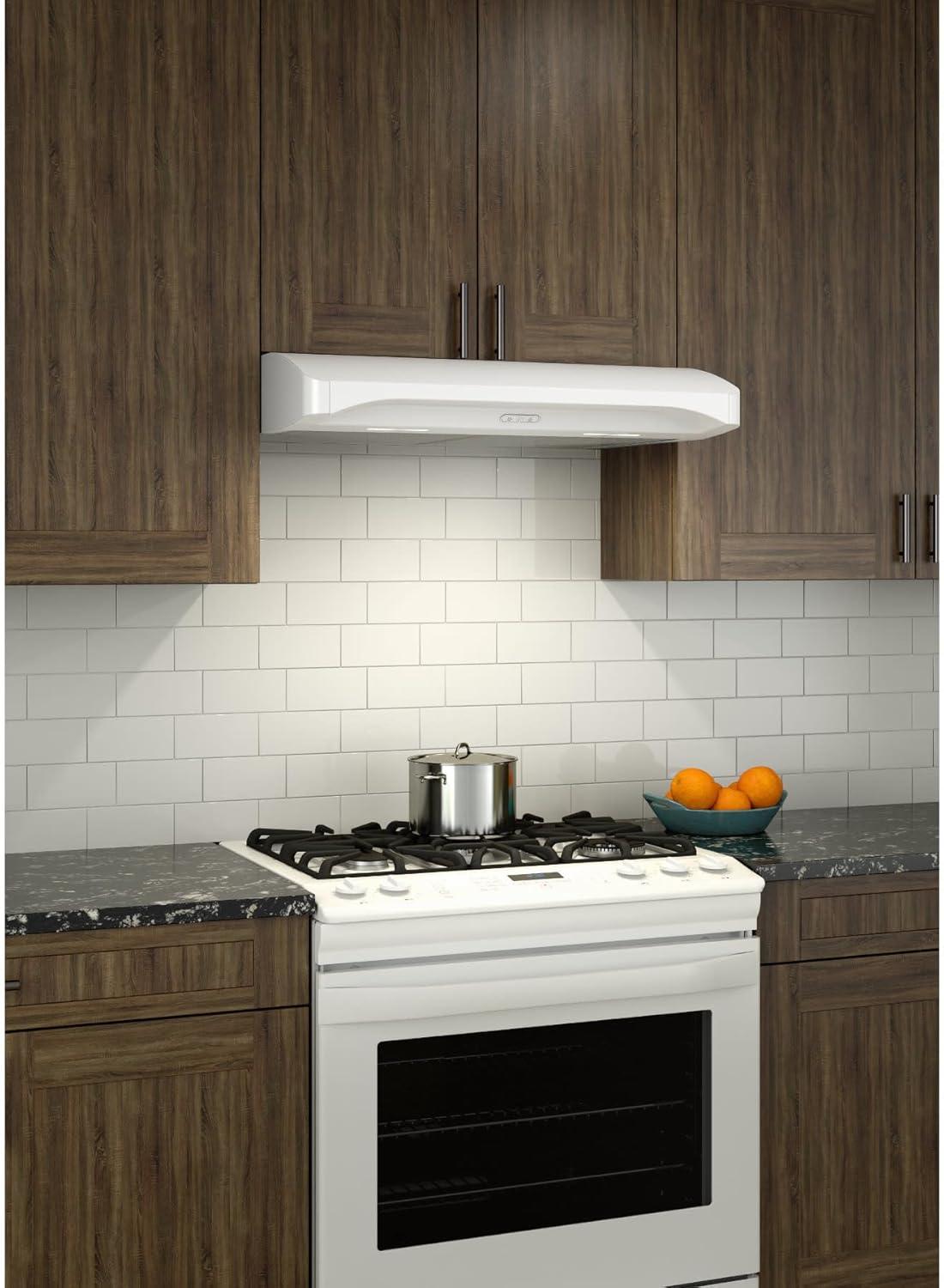 Broan ALT230BLS Elite Atla 2 Black Stainless 30 inch Convertible Under-Cabinet Range Hood