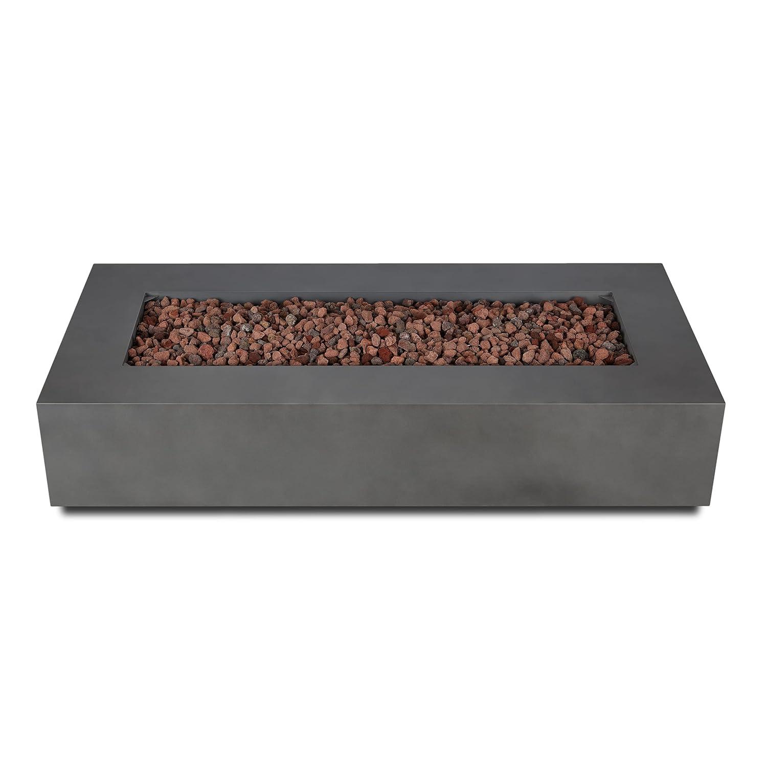 AEGEAN Propane / Natural Gas Outdoor Fire Pit Table