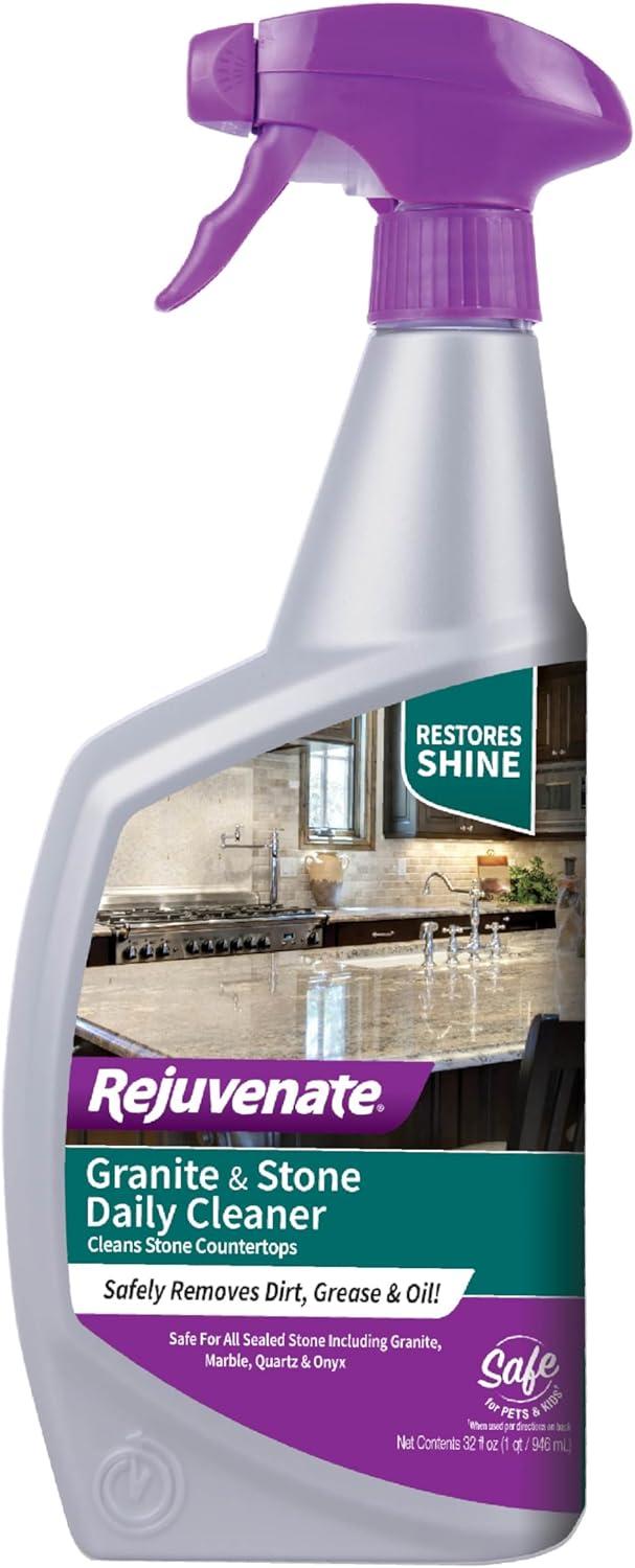 1 PK, Rejuvenate RJ32GSCL-Rejuvenate 32 Oz. Granite & Stone Daily Cleaner