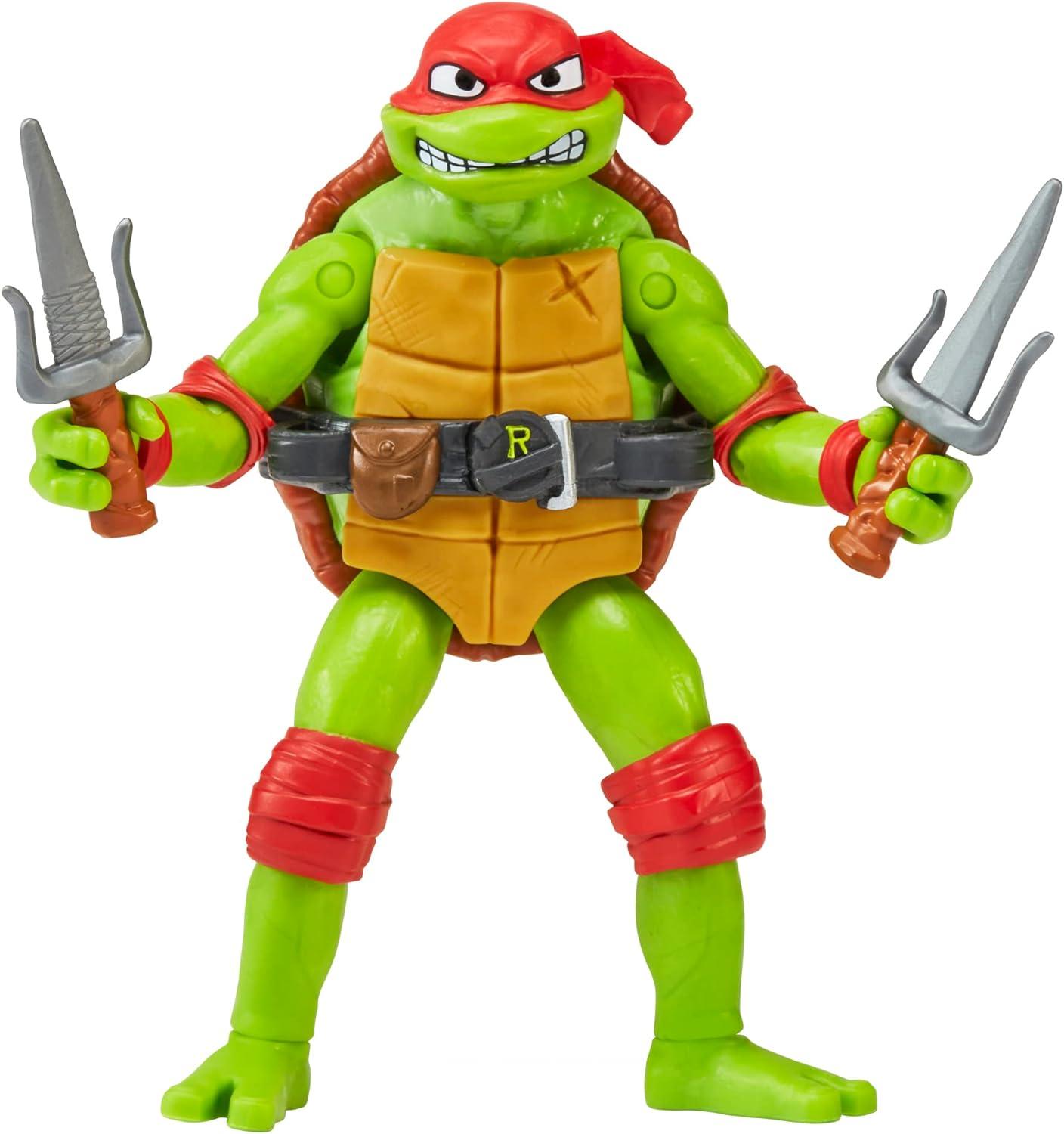 Teenage Mutant Ninja Turtles: Mutant Mayhem 4.65” Raphael Basic Action Figure by Playmates Toys