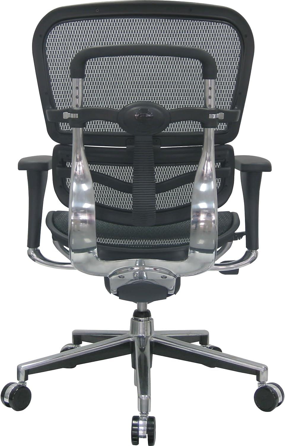 Eurotech Ergohuman ME8ERGLO Mesh Multifunction Executive Chair - Green Fabric Seat - 1 Each