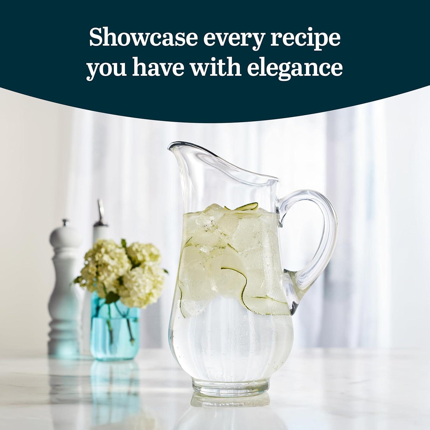 Libbey Atlantis Glass Pitcher, 73 oz.