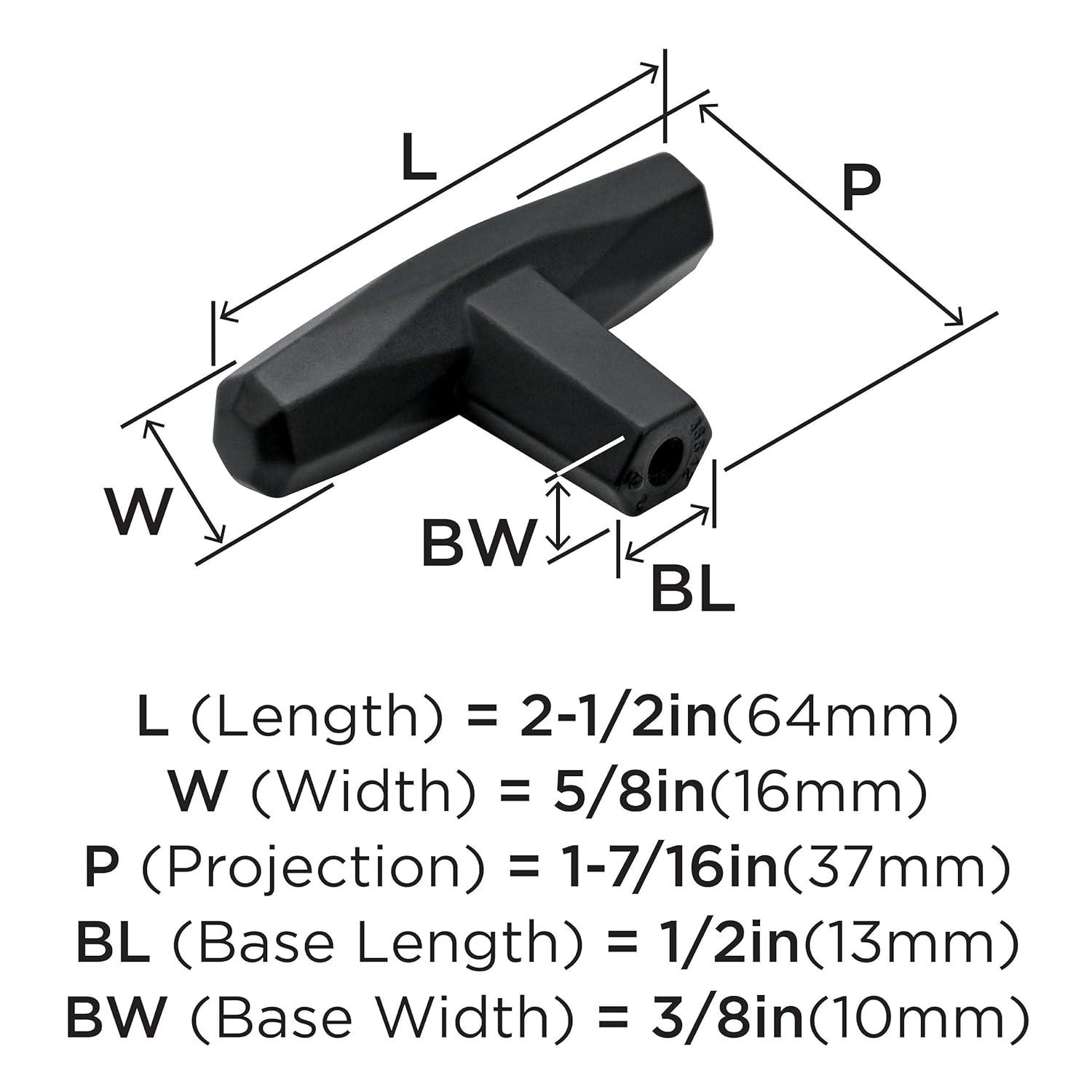 Amerock St. Vincent 1 7/16" Length Bar Knob