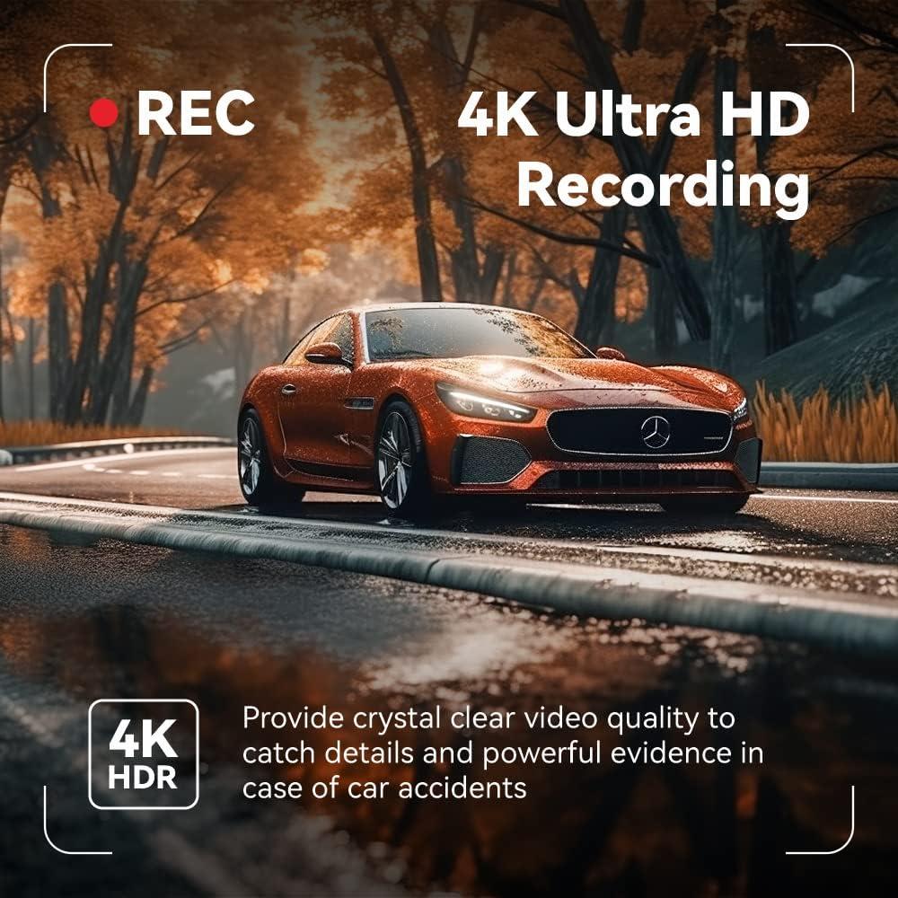 ARMIJU P12 Pro 4K Mirror Dash Cam 12 Inch Rear View Camera with ADAS BSD Voice Control Night Vision Parking Monitoring 32GB Memory Card | Wayfair