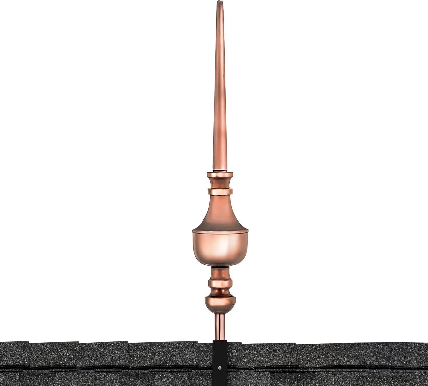 Good Directions Victoria Polished Copper Roof Finial 27 Inches Tall