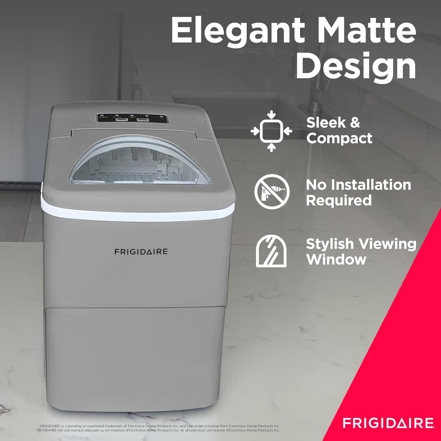 Frigidaire Small Appliances Frigidaire Small Appliances 26 Lb. Daily Production Cube Ice Freestanding Ice Maker