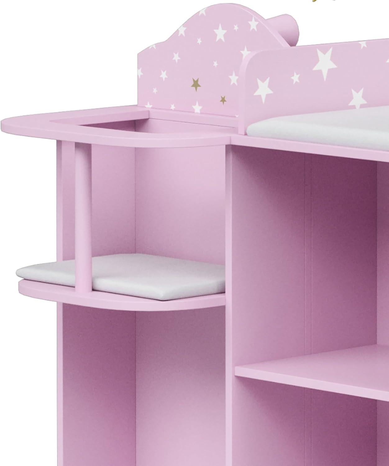 Teamson Kids Olivia's Little World Wooden Doll Changing Station