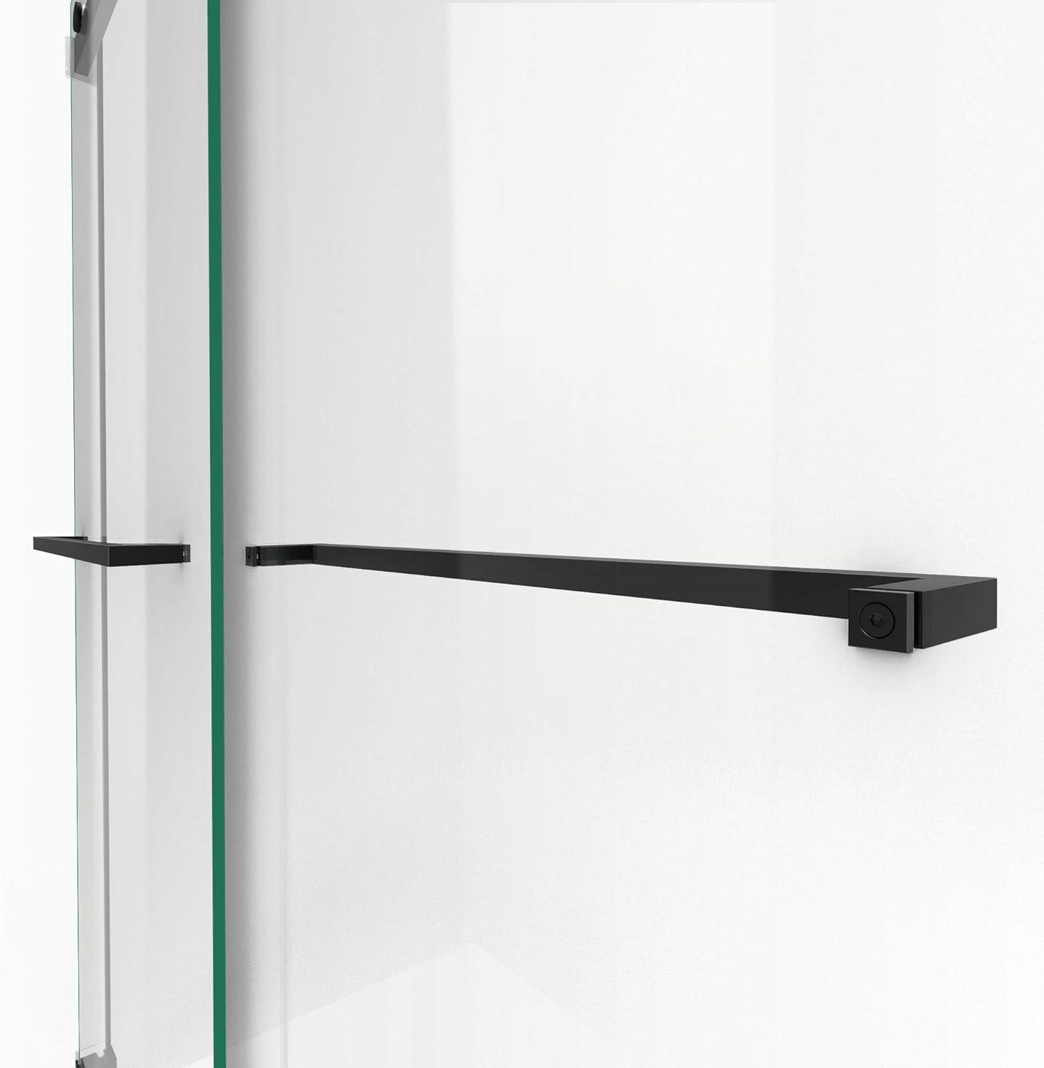 44" - 48" W 76" H Reversible Semi-Frameless Shower Door with ClearMax Technology