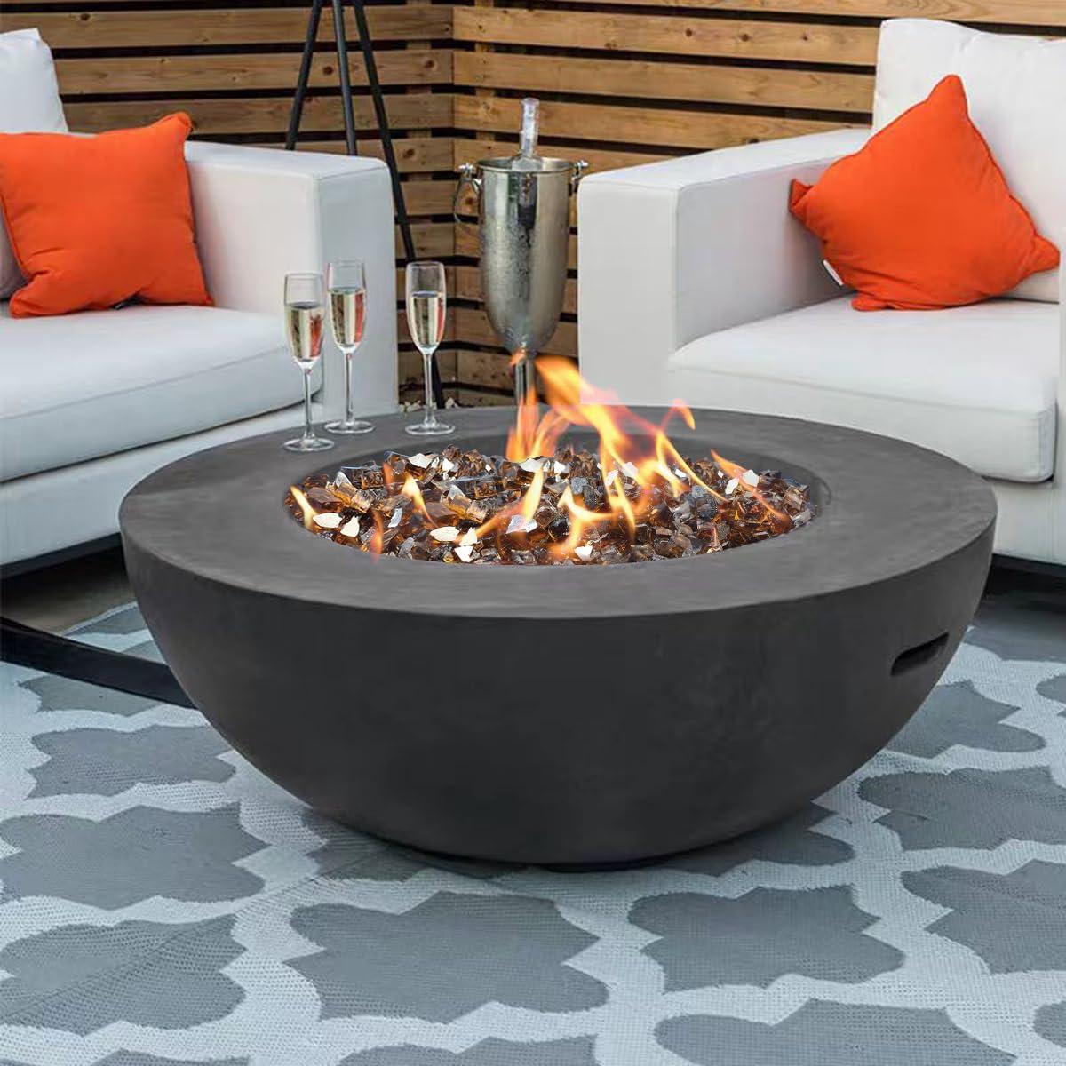 American Fireglass 1/2" Fire Pit Glass