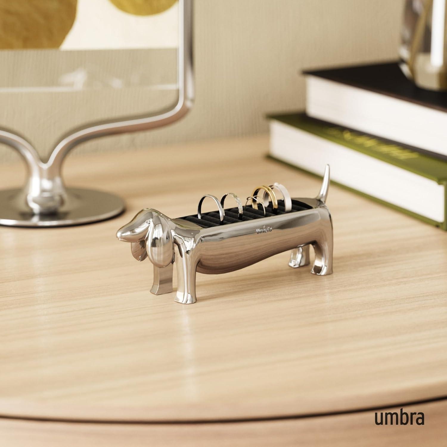 Umbra Dachsie Ring Holder, Chrome