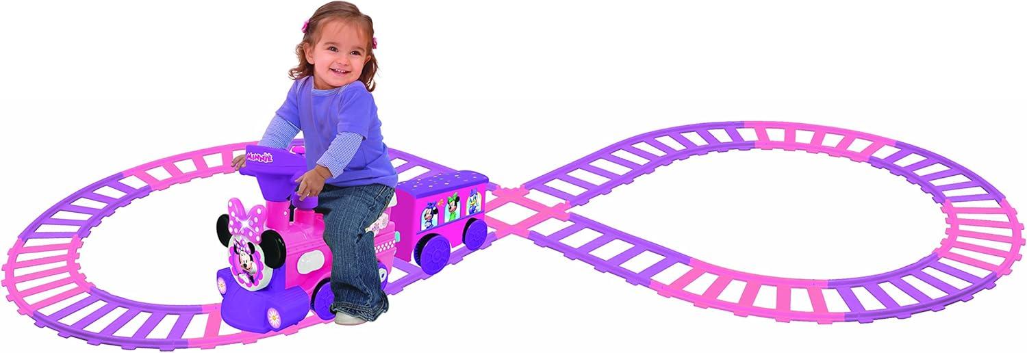 Kiddieland Disney Minnie Mouse Ride-On Motorized Train With Track