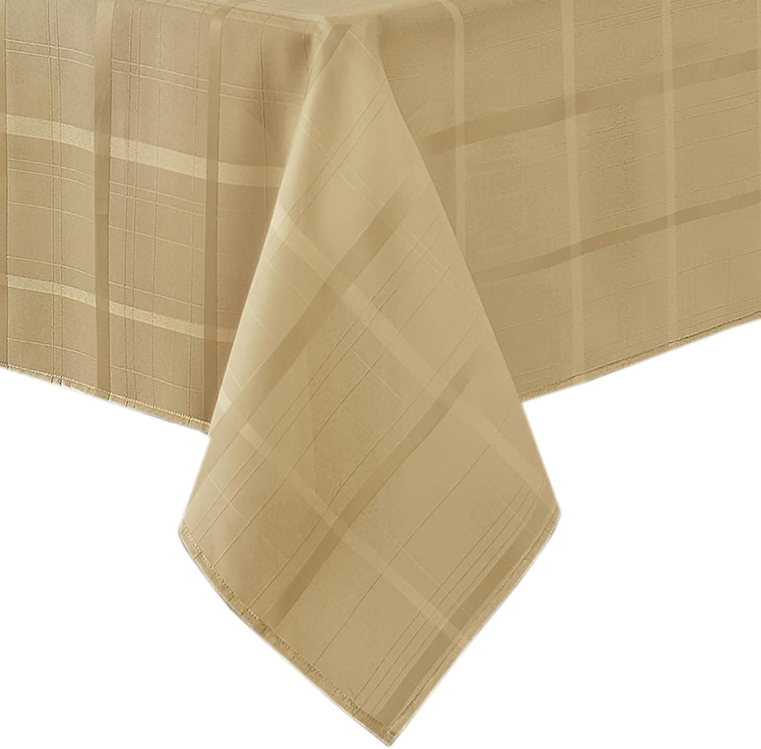 Elrene Elegance Plaid Stain & Water Resistant Tablecloth - Elrene Home Fashions