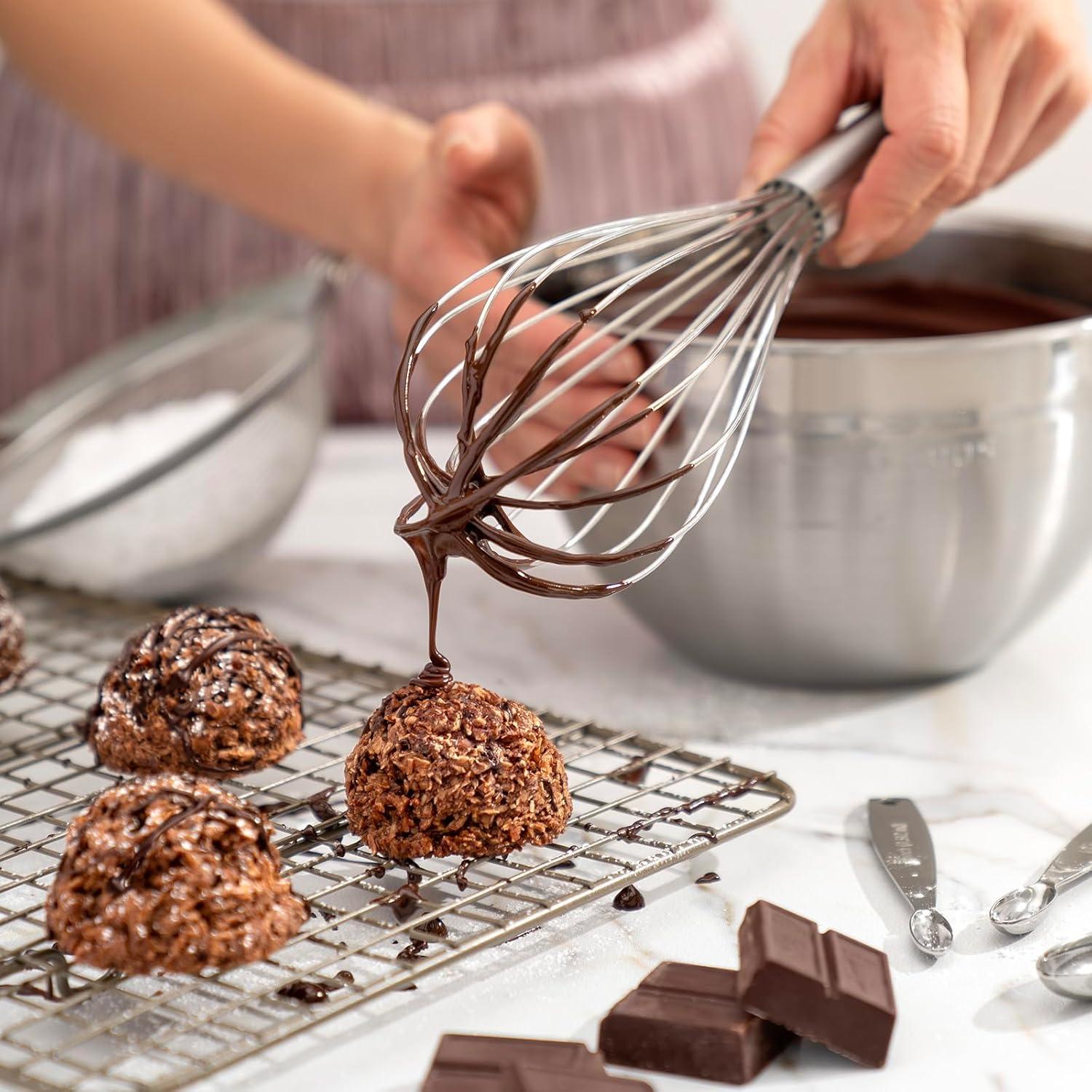 Kuchenprofi Stainless Steel Whisk for Eggs, Batter, and More, 10-Inch