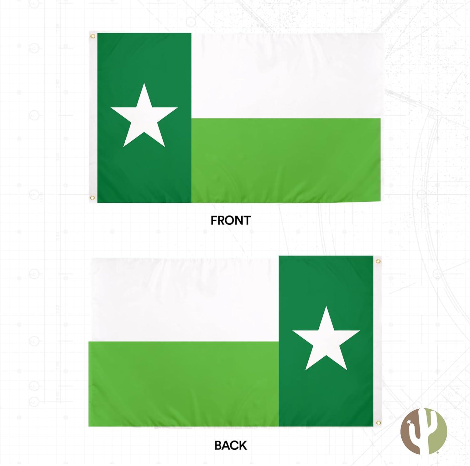 Desert Cactus University of North Texas Flag UNT Mean Green Flags Banners 100% Polyester Indoor Outdoor 3x5 (Green Texas Flag)