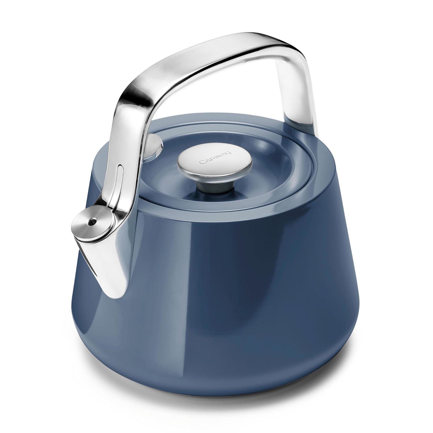 Caraway ® Navy Stovetop Whistling Tea Kettle
