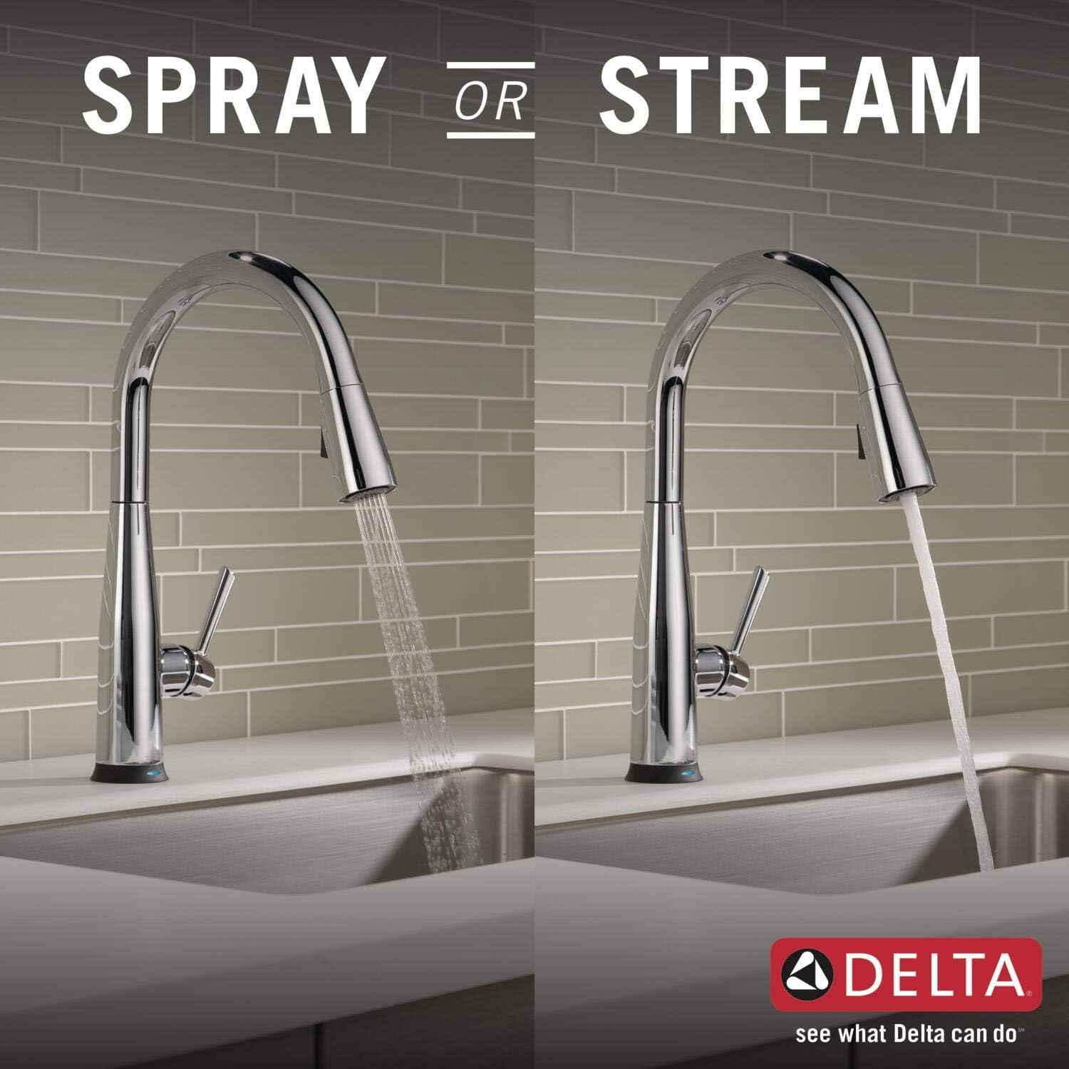 Essa Pull Down Single Handle Kitchen Faucet with MagnaTite Docking and Touch2O Technology