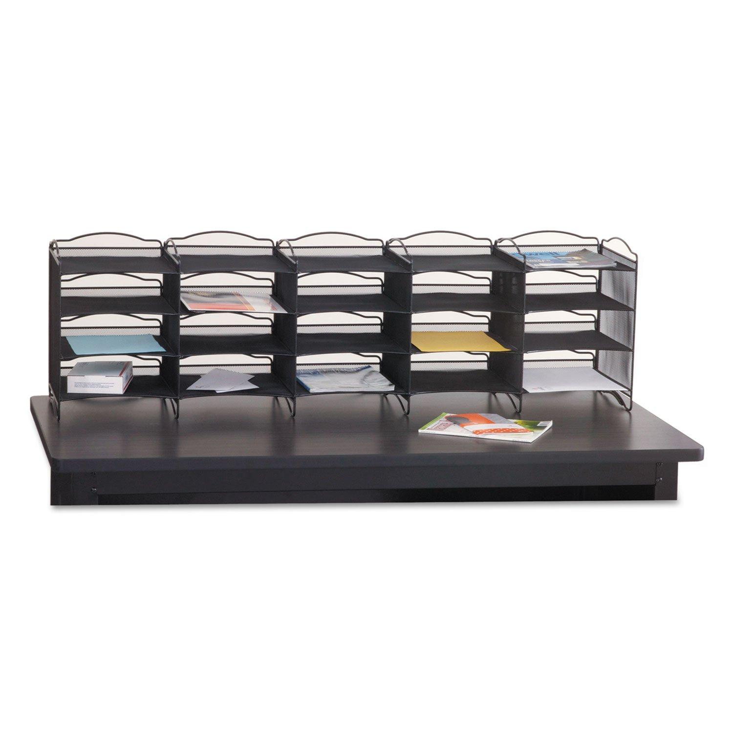 Safco Products Company Onyx 20 Compartment Organizer