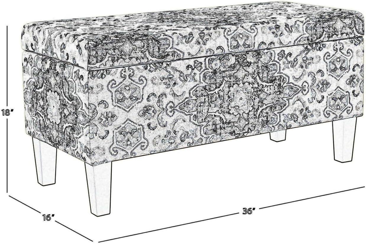 Chantrell 36" Wide Large Decorative Storage Bench
