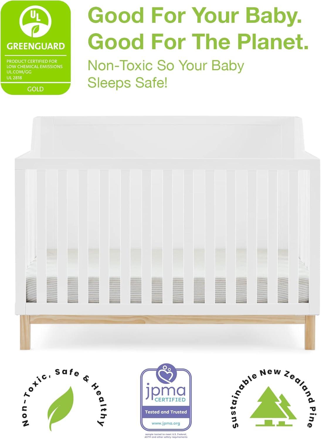 BabyGap by Delta Children Oxford 6-in-1 Convertible Crib - Greenguard Gold Certified